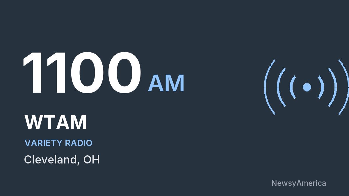 WTAM 1100 AM – Cleveland