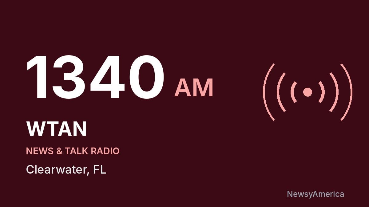 WTAN 1340 AM – Clearwater