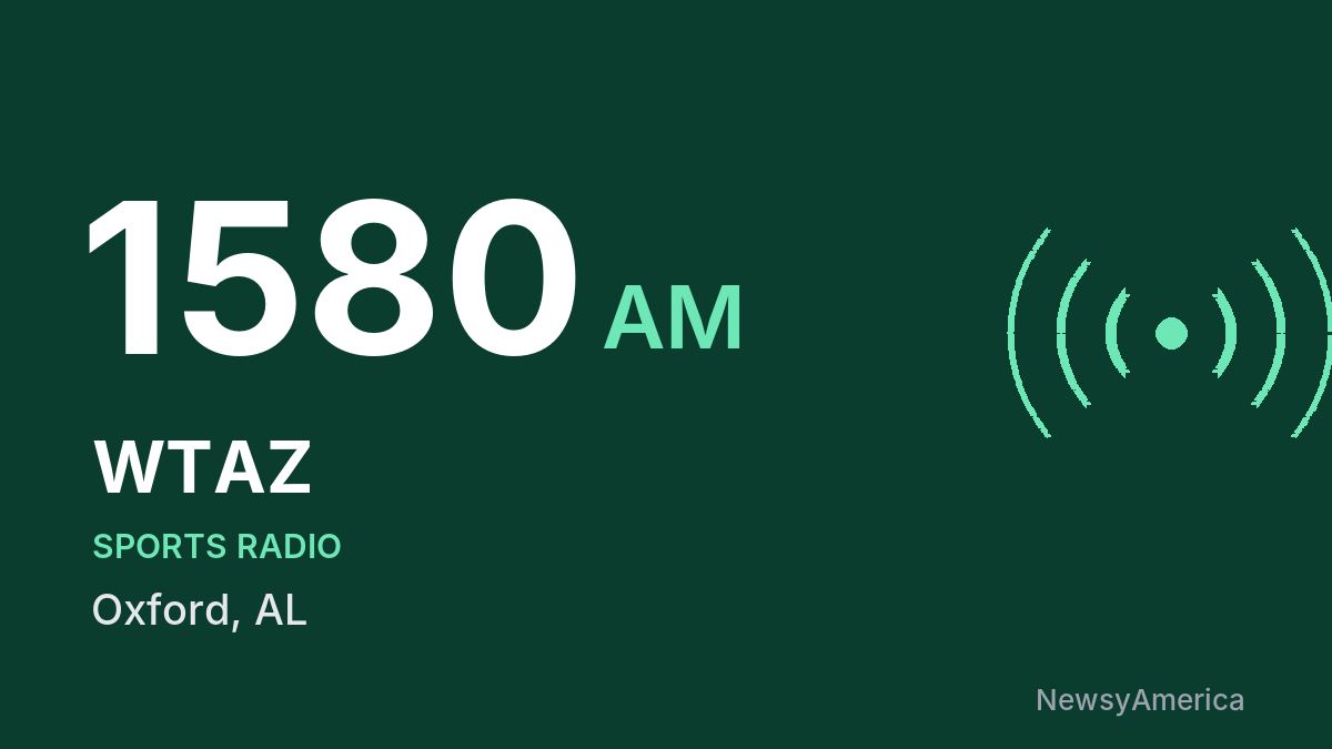 WTAZ 1580 AM – Oxford