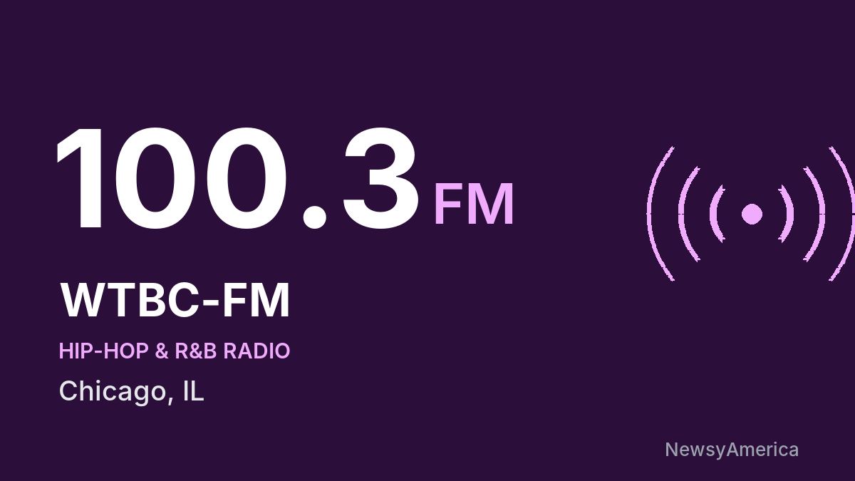 WTBC-FM 100.3 FM – Chicago