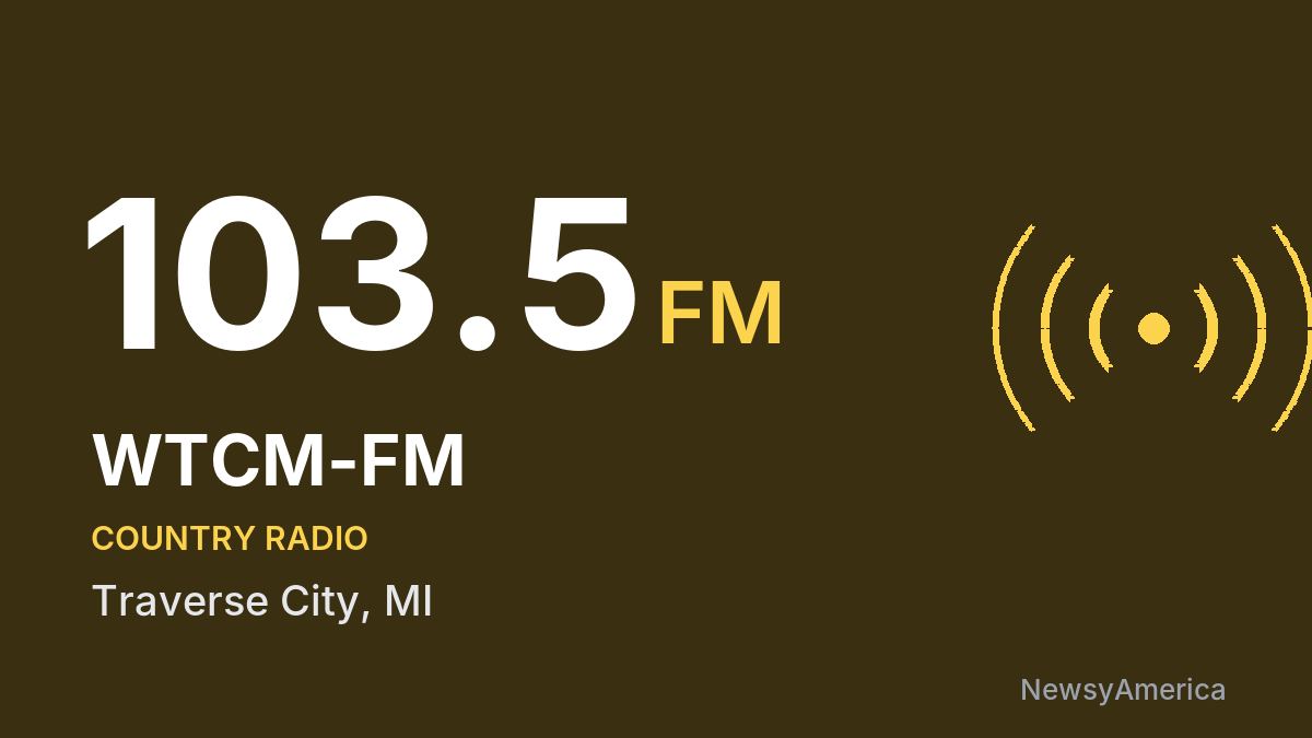WTCM-FM 103.5 FM – Traverse City