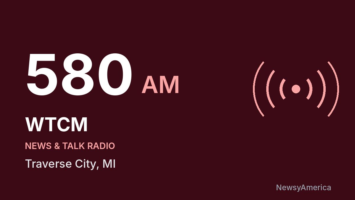 WTCM 580 AM – Traverse City