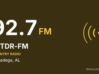 WTDR-FM 92.7 FM, Talladega, AL