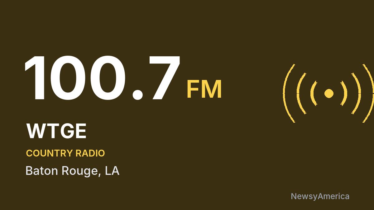 WTGE 100.7 FM – Baton Rouge