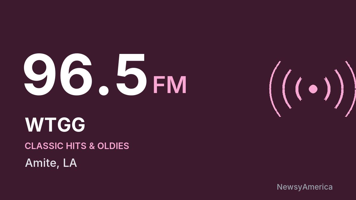 WTGG 96.5 FM – Amite