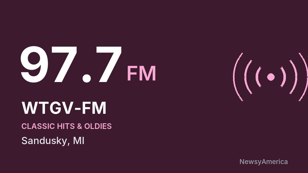 WTGV-FM 97.7 FM – Sandusky