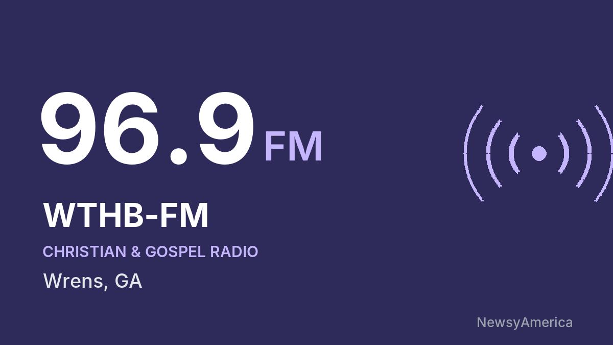 WTHB-FM 96.9 FM – Wrens