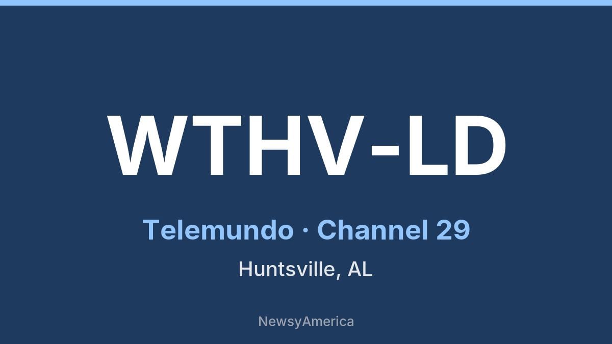 WTHV-LD – Telemundo 29 Huntsville