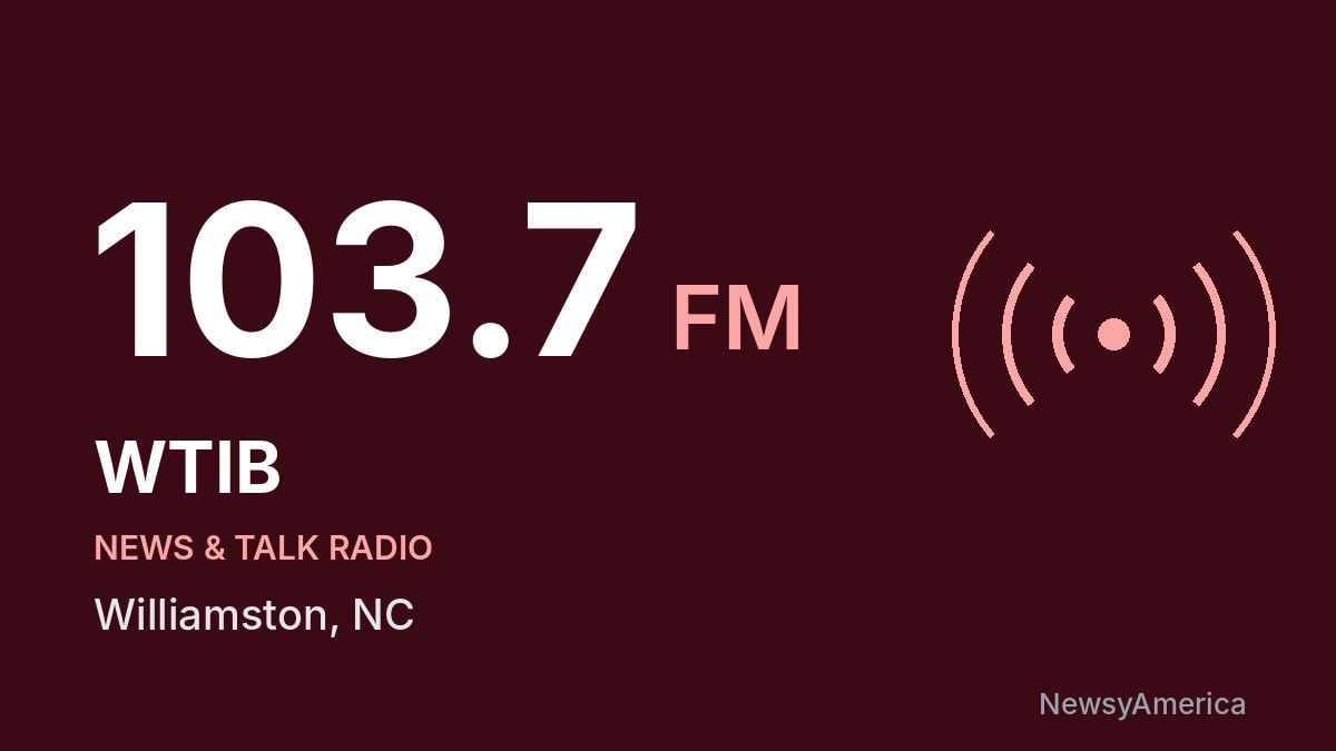 WTIB 103.7 FM – Williamston