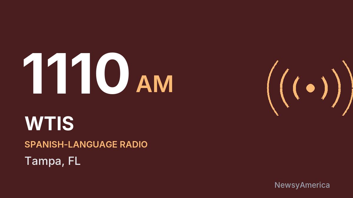 WTIS 1110 AM – Tampa