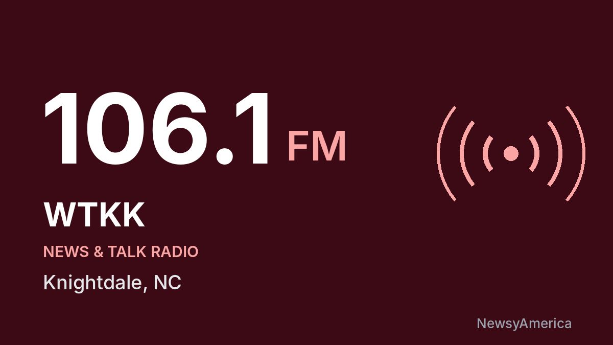WTKK 106.1 FM – Knightdale