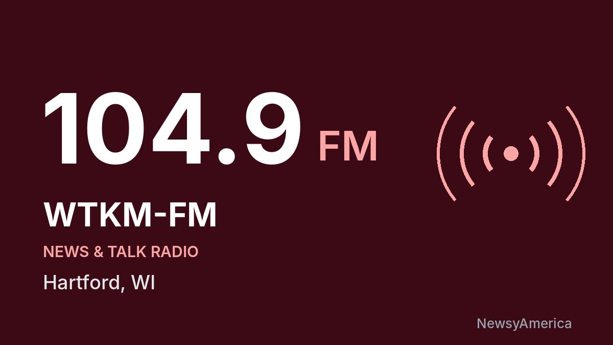 WTKM-FM 104.9 FM – Hartford