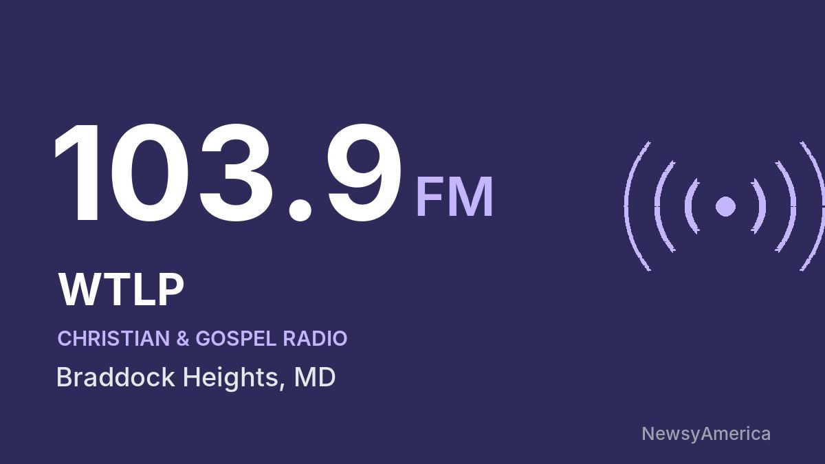 WTLP 103.9 FM – Braddock Heights