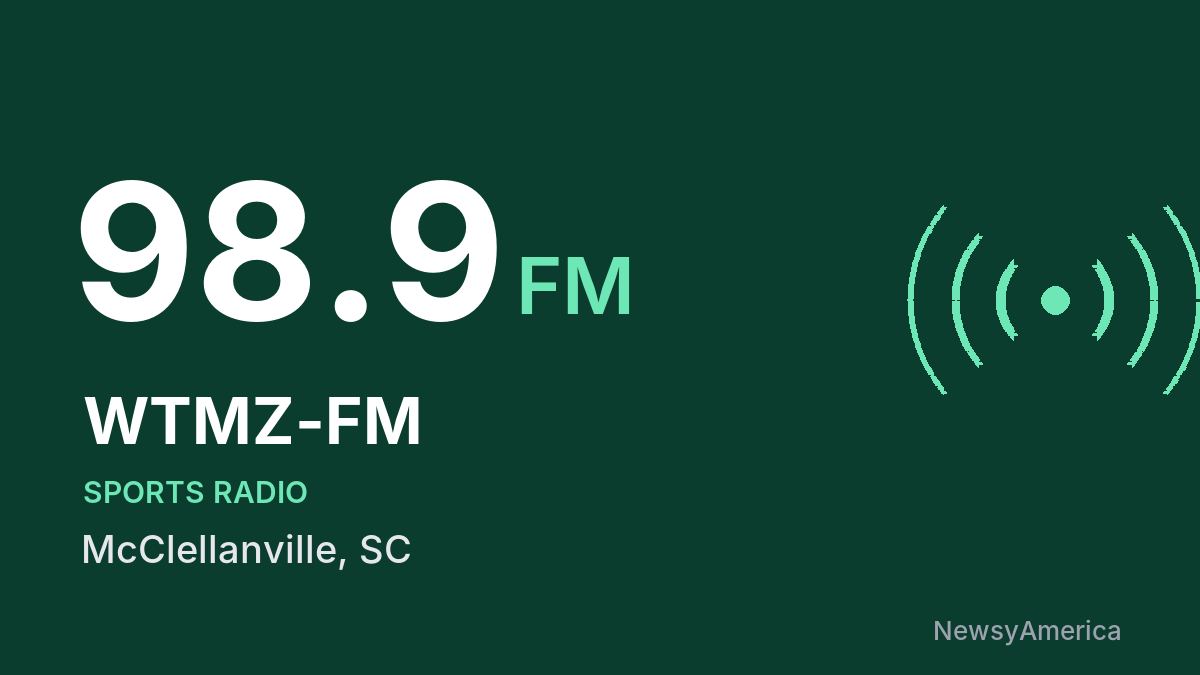 WTMZ-FM 98.9 FM – McClellanville