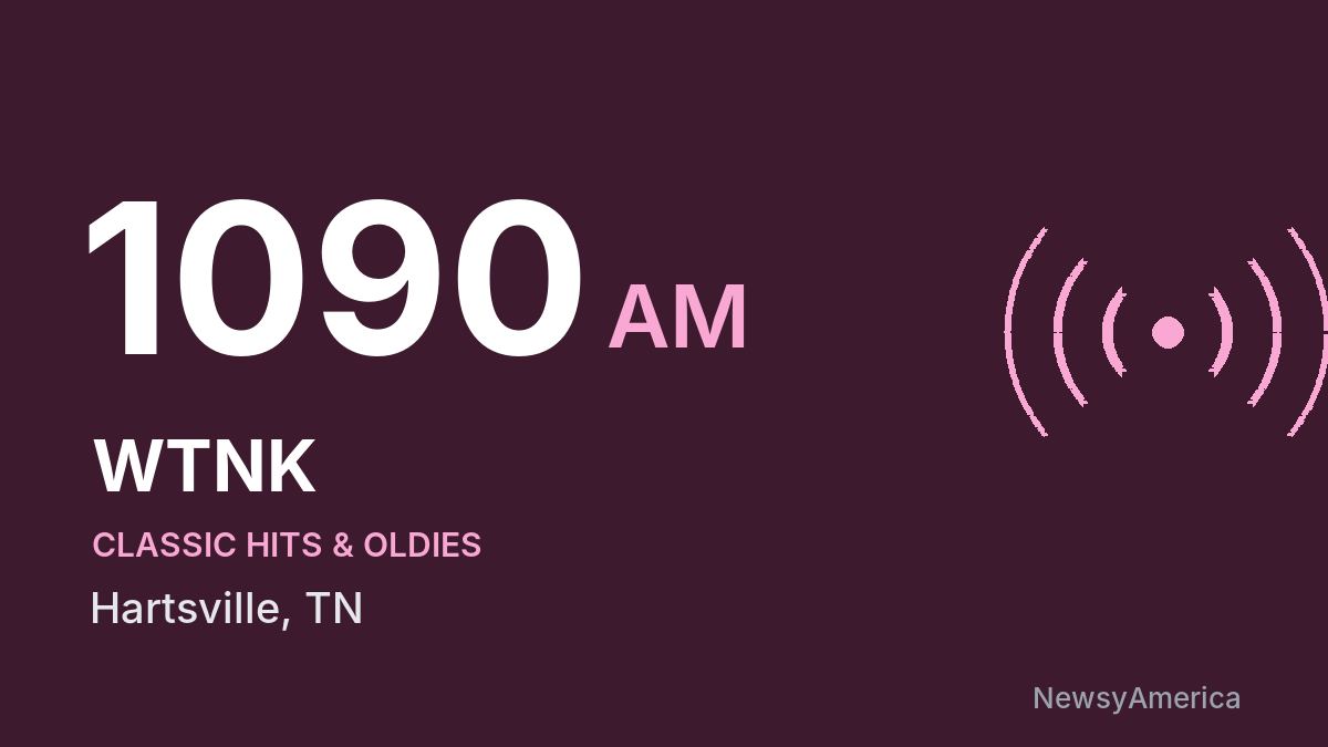 WTNK 1090 AM – Hartsville