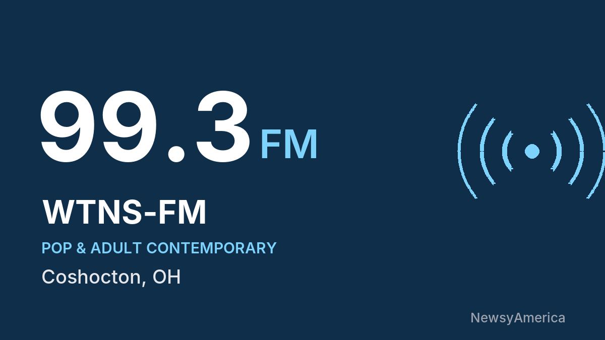 WTNS-FM 99.3 FM – Coshocton