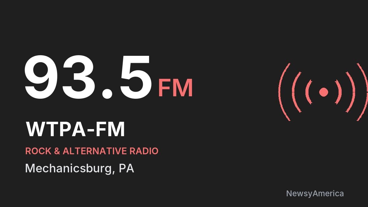 WTPA-FM 93.5 FM – Mechanicsburg