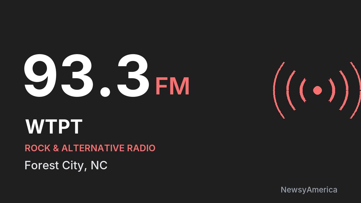 WTPT 93.3 FM – Forest City