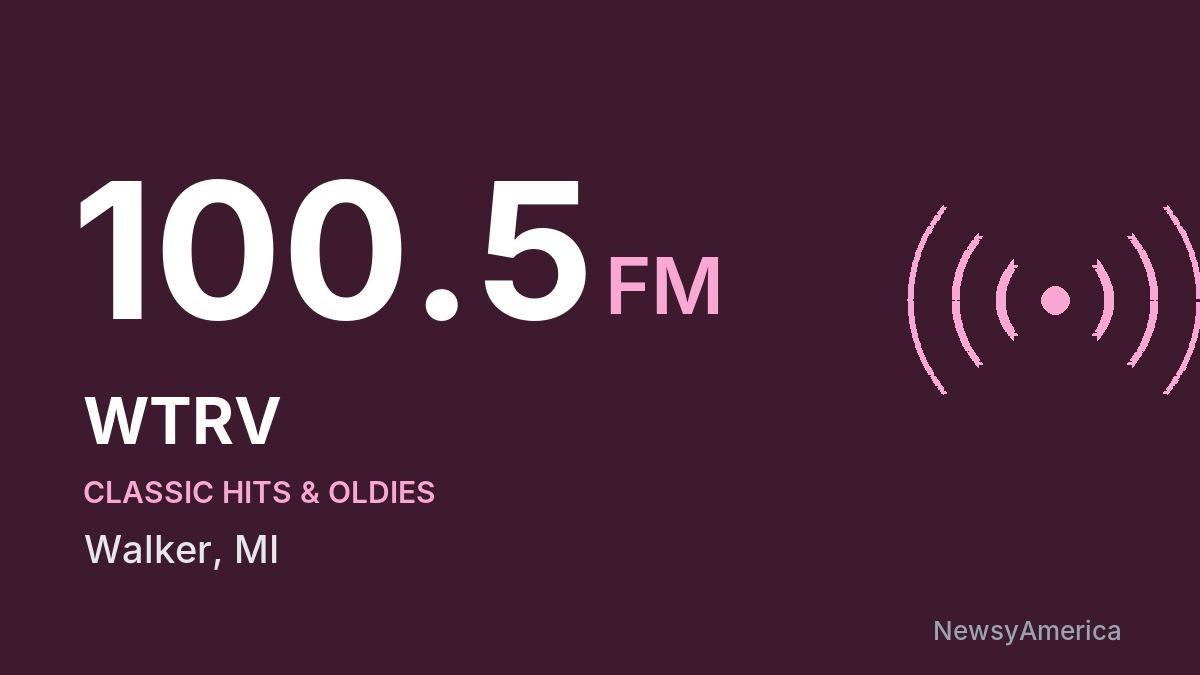 WTRV 100.5 FM – Walker