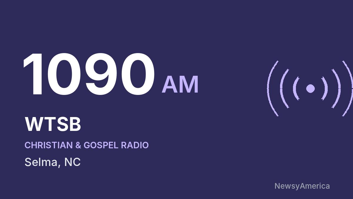 WTSB 1090 AM – Selma