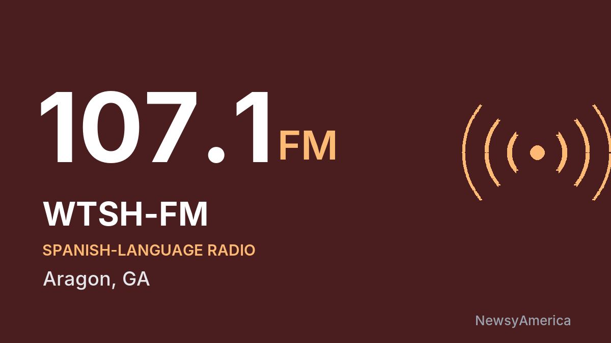 WTSH-FM 107.1 FM – Aragon