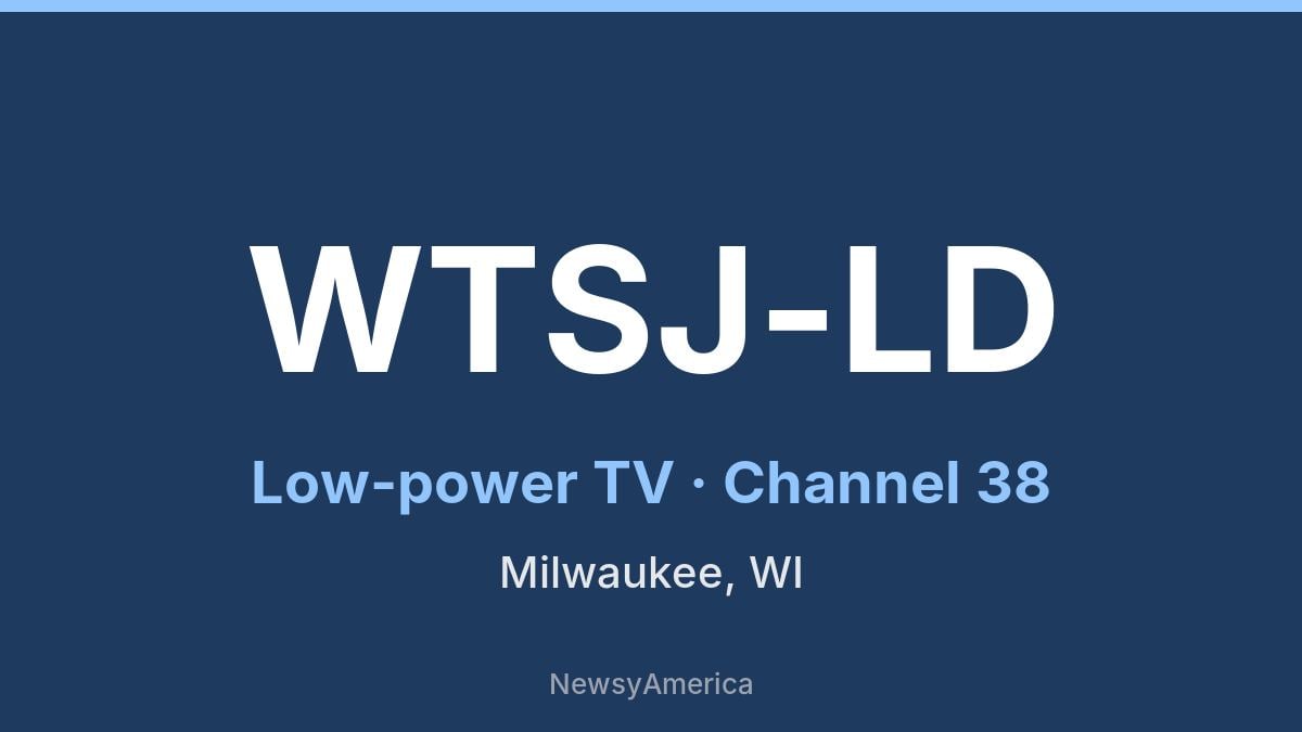WTSJ-LD – Channel 38 Milwaukee