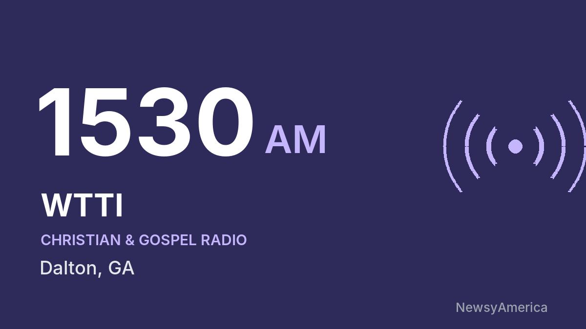 WTTI 1530 AM – Dalton