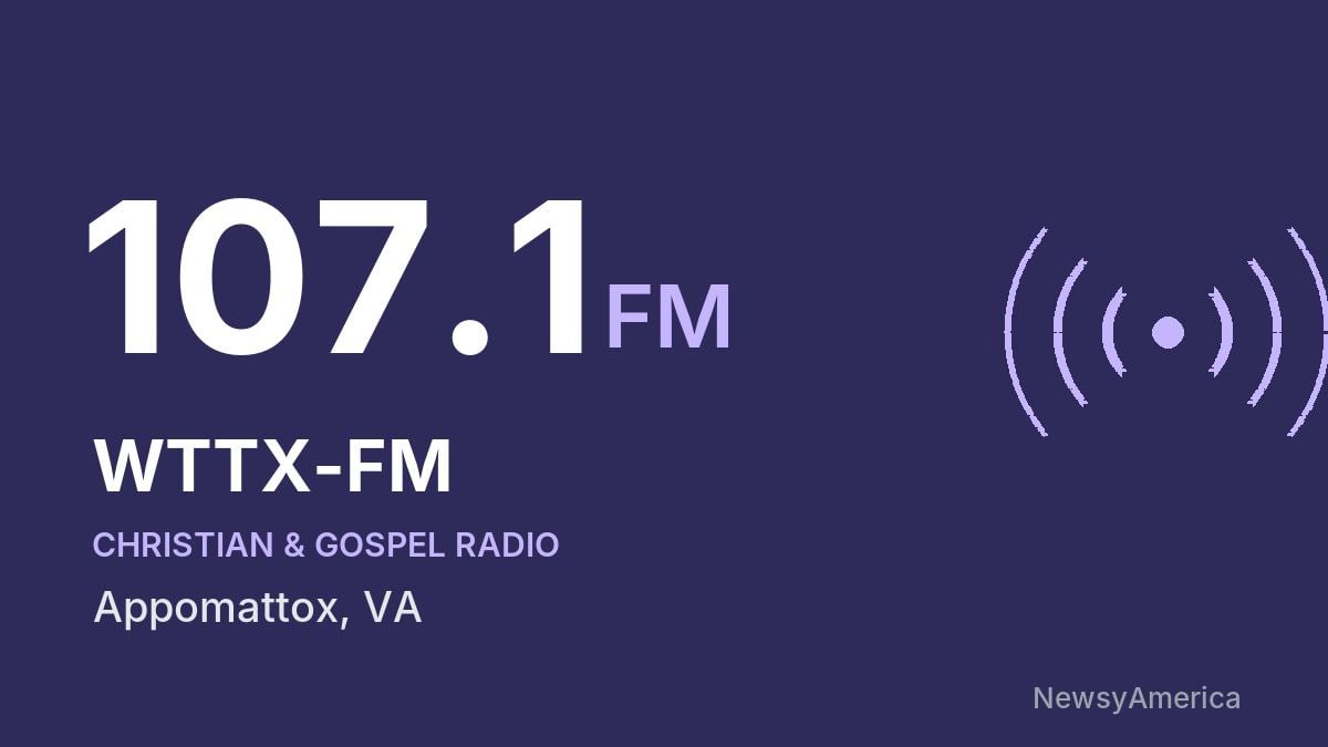 WTTX-FM 107.1 FM – Appomattox