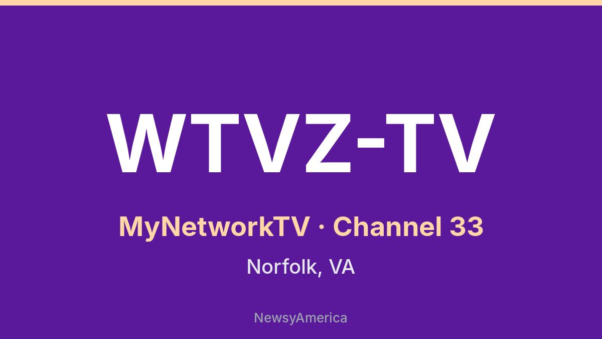 WTVZ-TV – MyNetworkTV 33 Norfolk