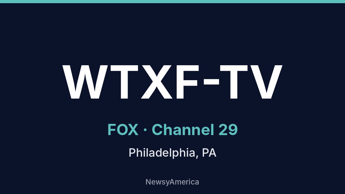 WTXF-TV – FOX 29 Philadelphia