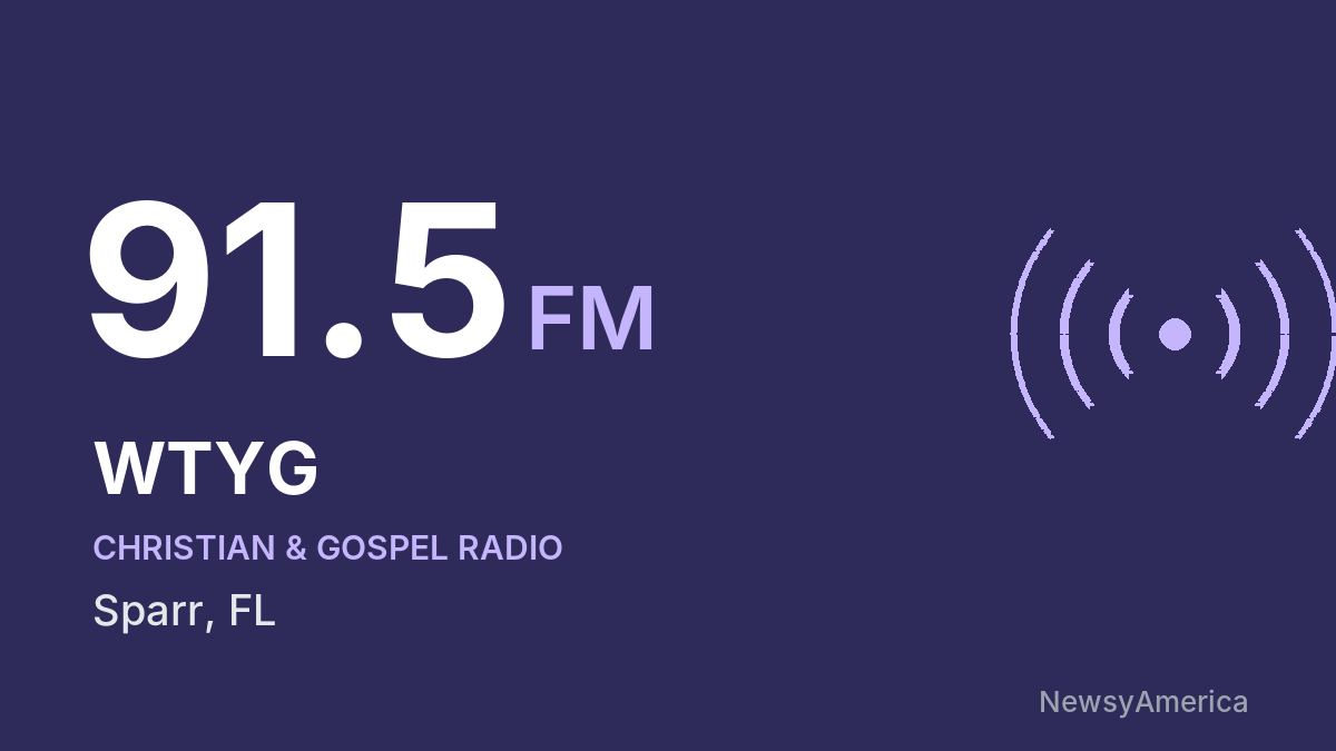 WTYG 91.5 FM – Sparr
