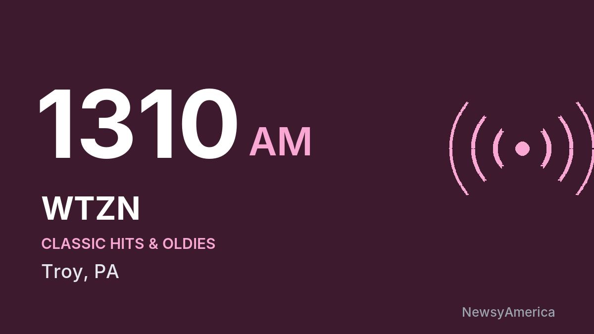 WTZN 1310 AM – Troy