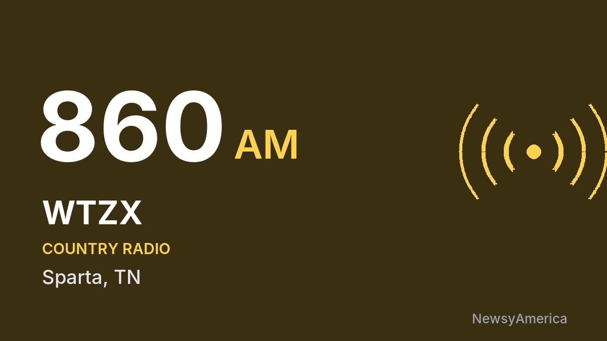 WTZX 860 AM – Sparta