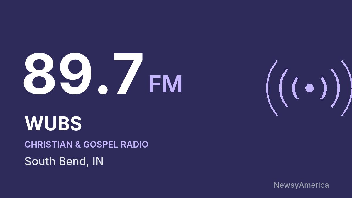 WUBS 89.7 FM – South Bend