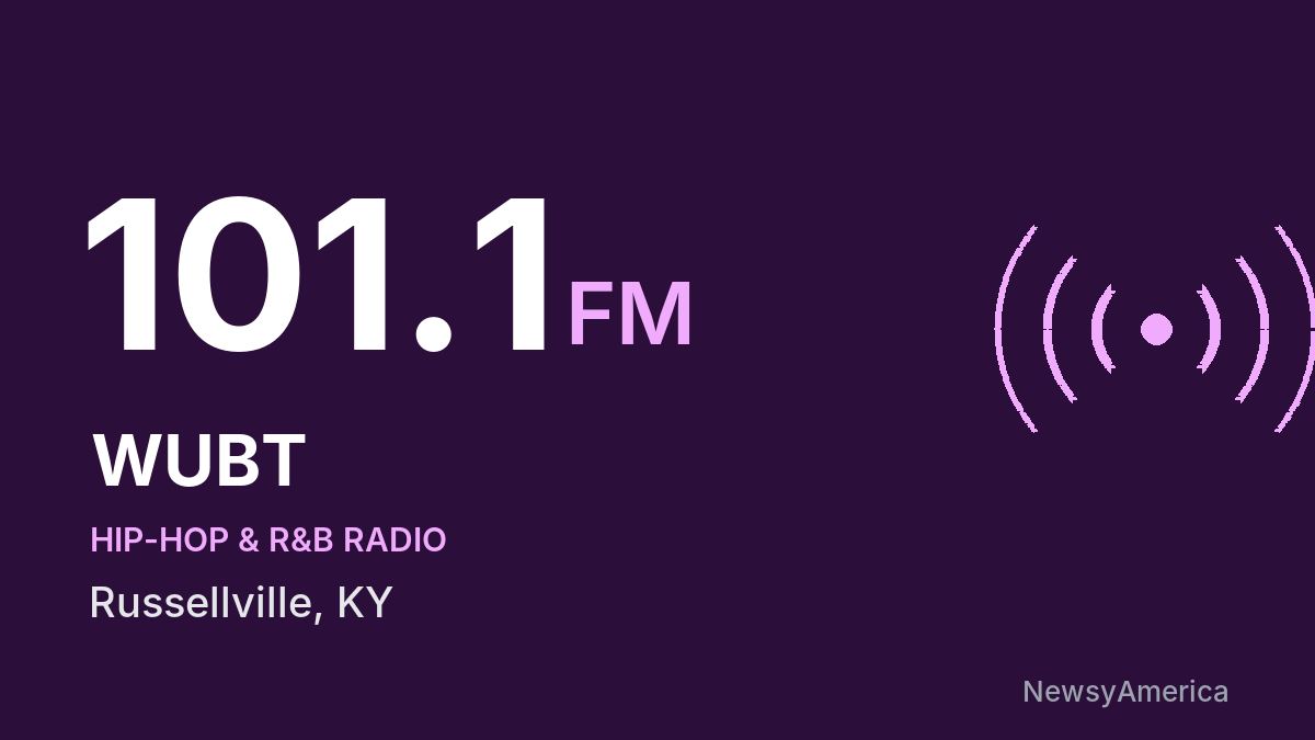 WUBT 101.1 FM – Russellville