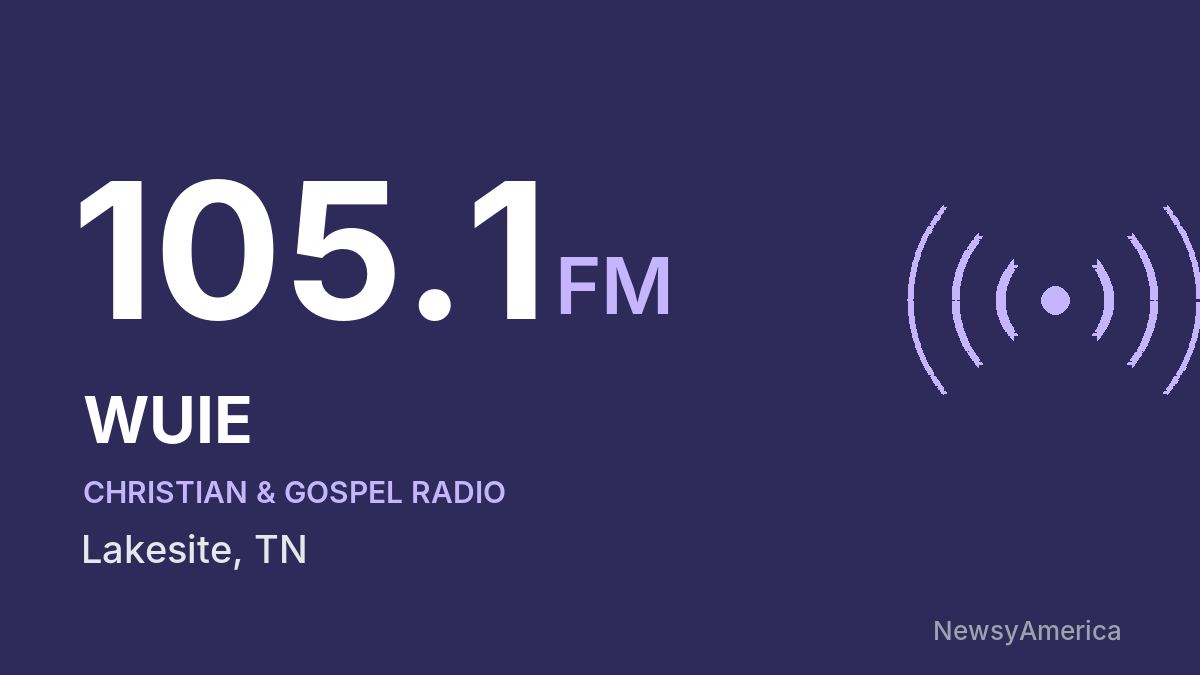 WUIE 105.1 FM – Lakesite