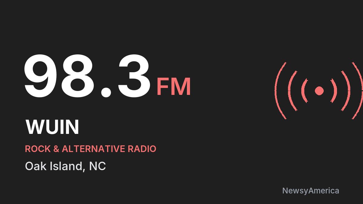 WUIN 98.3 FM – Oak Island