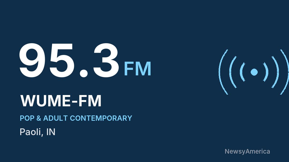WUME-FM 95.3 FM – Paoli