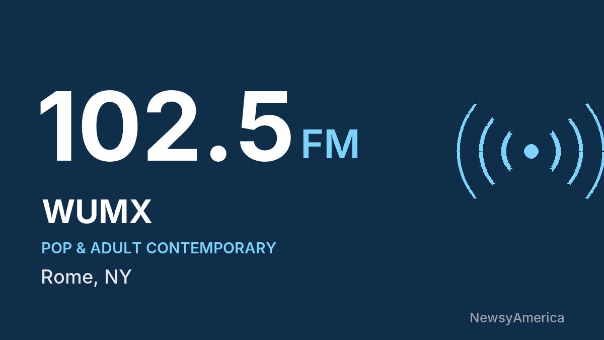 WUMX 102.5 FM – Rome