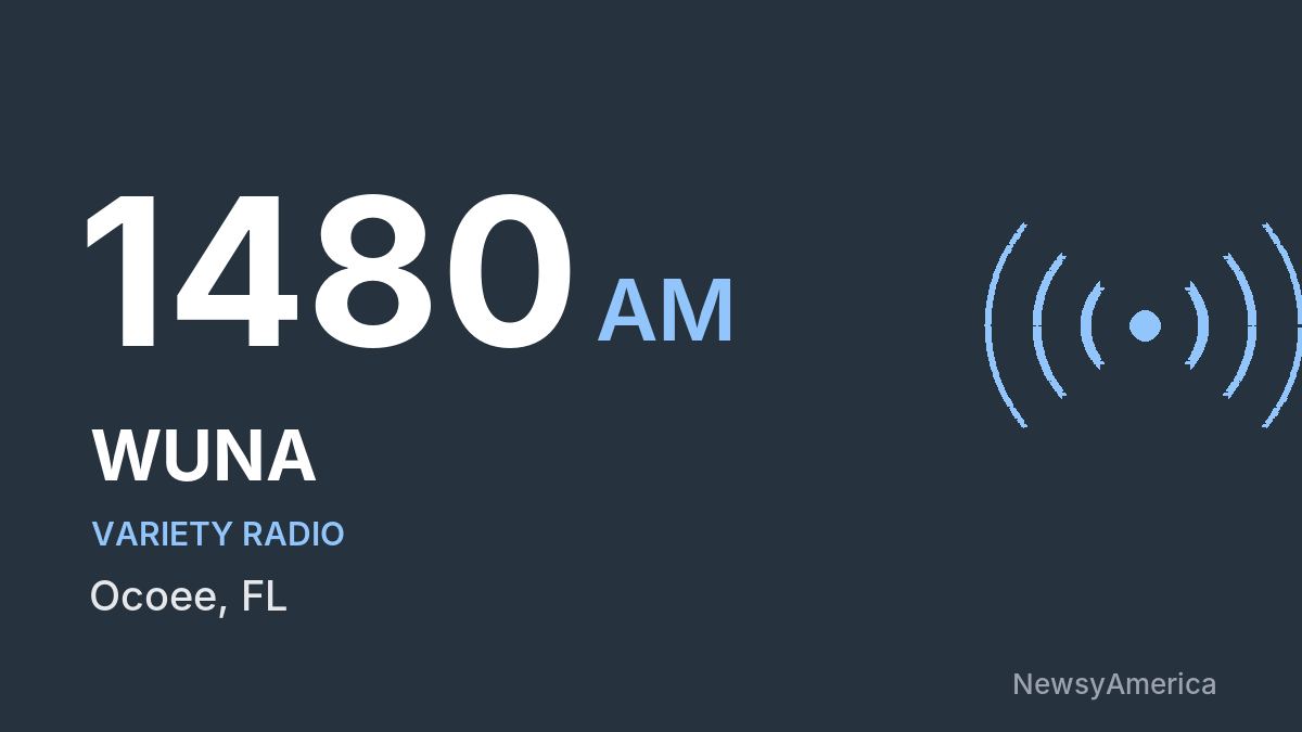 WUNA 1480 AM – Ocoee