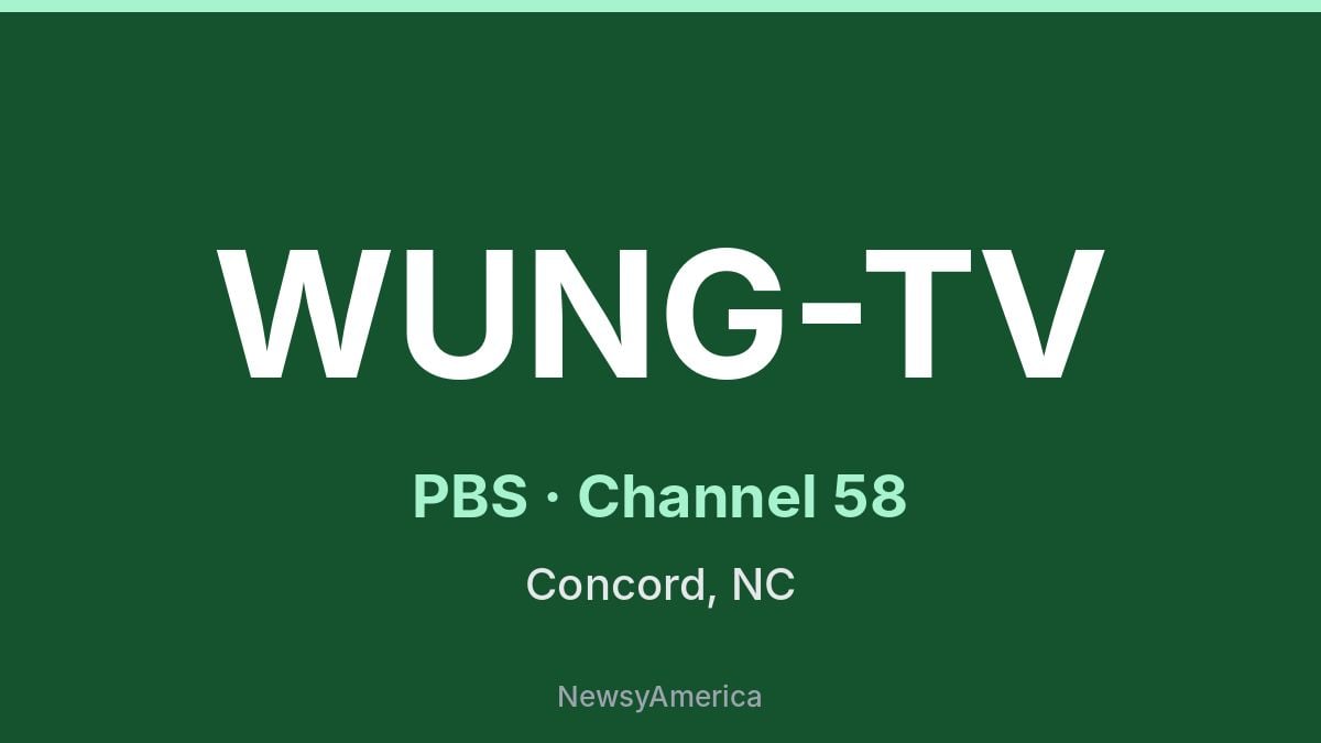 WUNG-TV – PBS 58 Charlotte