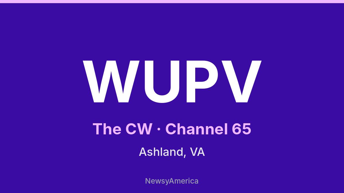 WUPV – The CW 65 Richmond