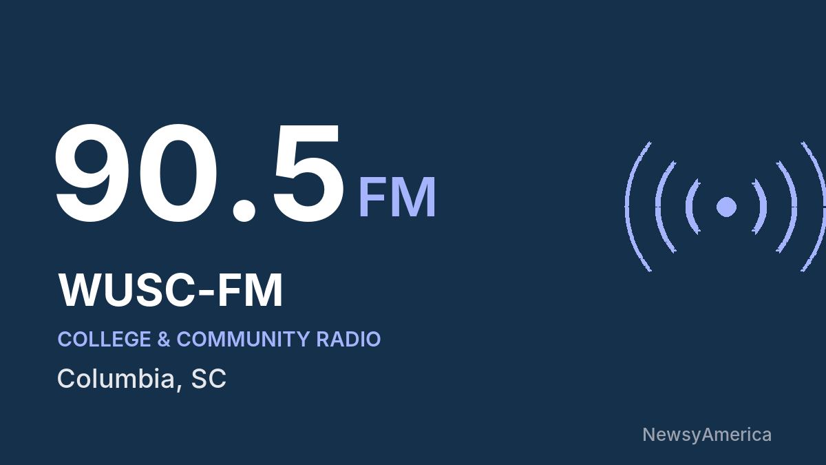 WUSC-FM 90.5 FM – Columbia