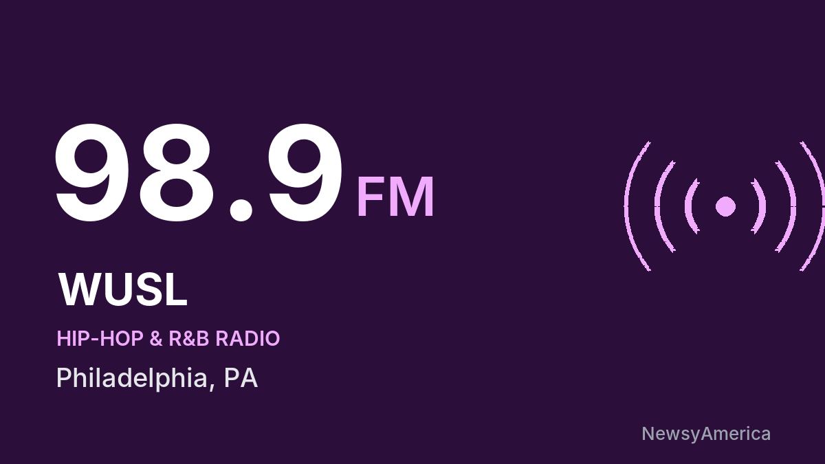WUSL 98.9 FM – Philadelphia