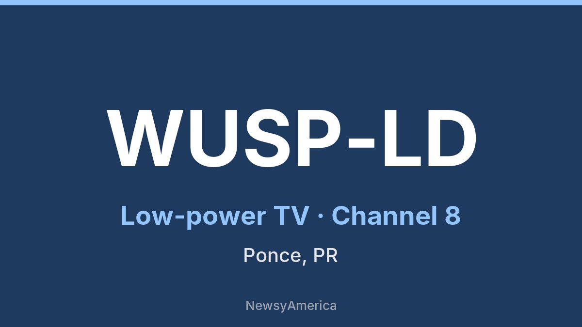 WUSP-LD – Channel 8 Puerto Rico