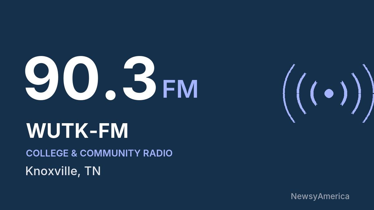 WUTK-FM 90.3 FM – Knoxville