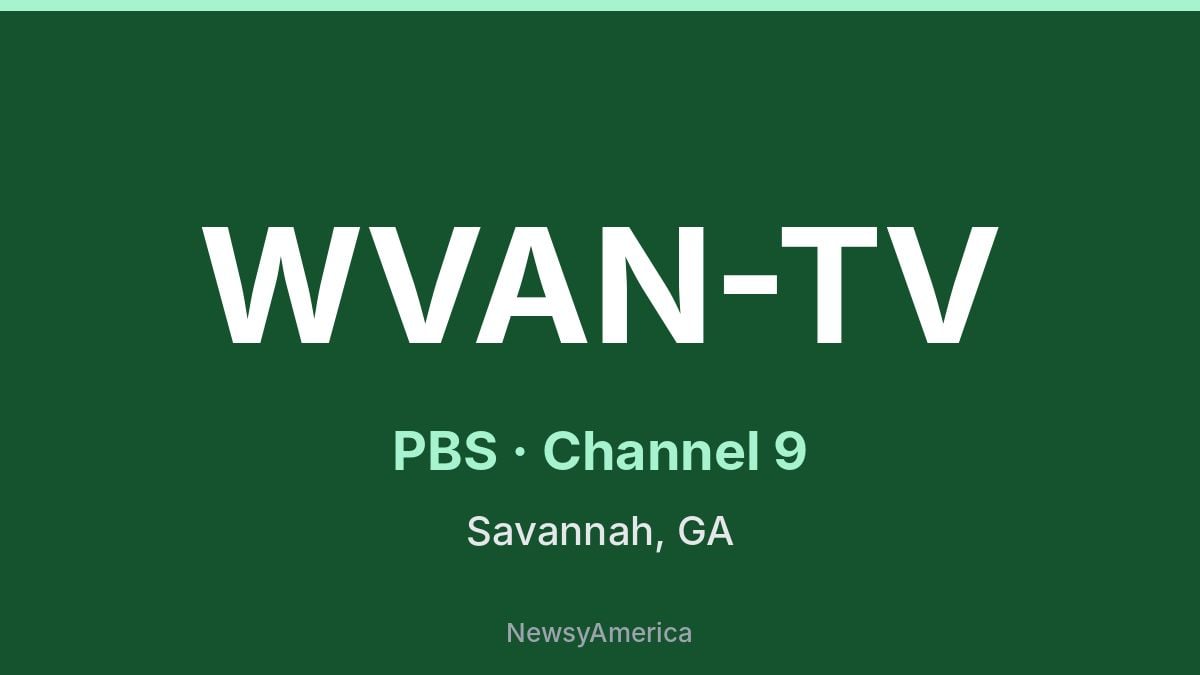 WVAN-TV – PBS 9 Savannah