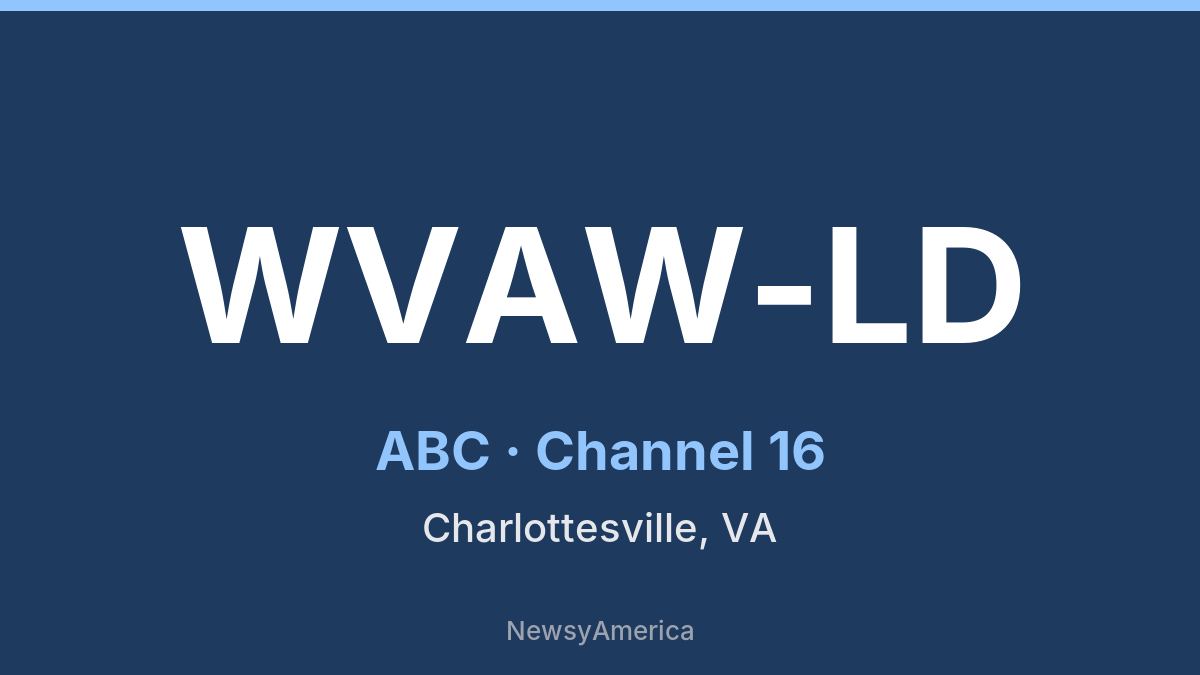 WVAW-LD – ABC 16 Charlottesville