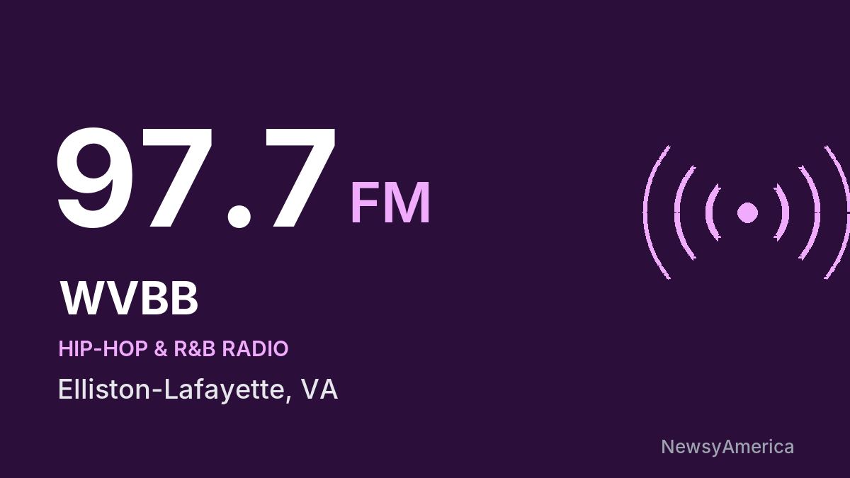 WVBB 97.7 FM – Elliston-Lafayette