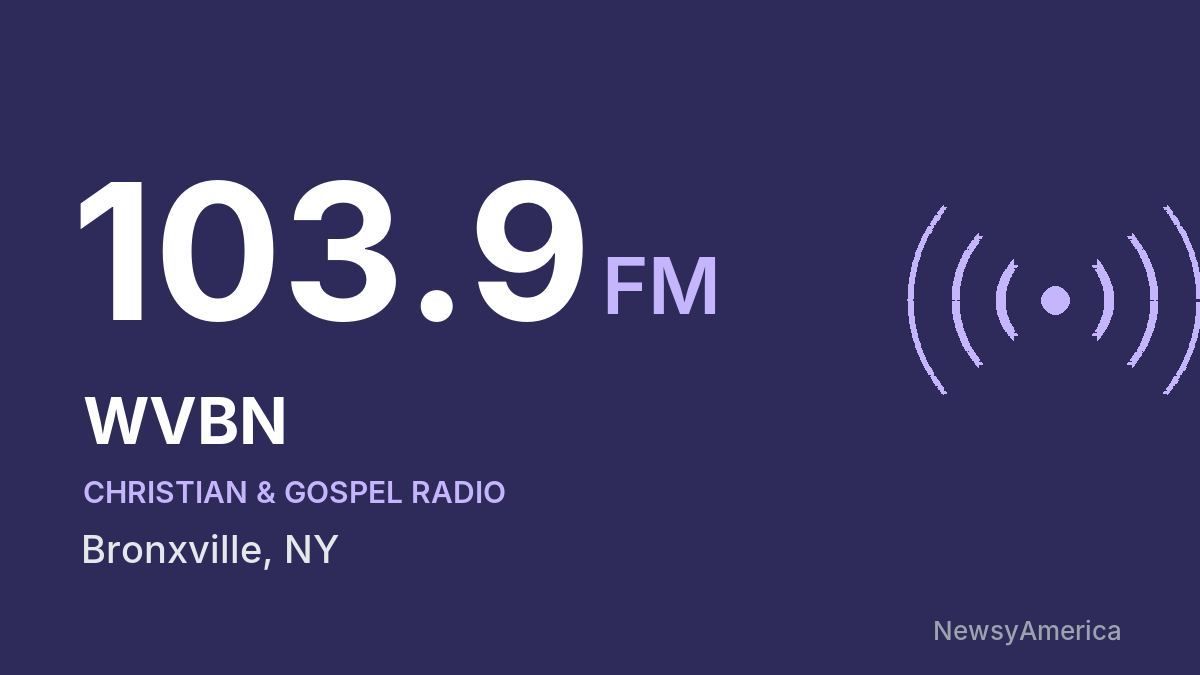 WVBN 103.9 FM – Bronxville